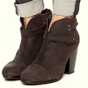 Rag & Bone Size 9.5 Distressed Brown Suede Boots Great Condition